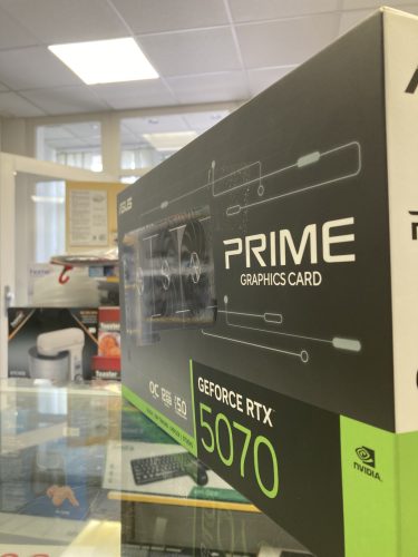 Eladó ÚJ BONTOTT Asus Prime GeForce RTX 5070 GDDR7 12GB videokártya / 2029.02.28 - ig gyártói jótállás