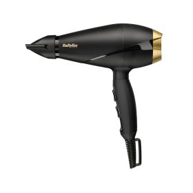 BaByliss 6704E Power Pro hajszárító, AC motor, 2000W, fekete-arany   BaByliss 6704E Power Pro hajszárító, AC motor, 2000W, fekete-arany