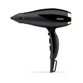 BaByliss 6714E Super Pro hajszárító, AC motor, 2300W, fekete-arany   BaByliss 6714E Super Pro hajszárító, AC motor, 2300W, fekete-arany