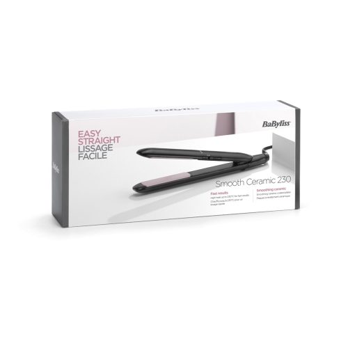 BaByliss ST241E Smooth Ceramic kerámialapos hajvasaló, fekete