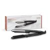 BaByliss ST496E Steam Shine Styler gőzölős hajvasaló és göndörítő, fekete-ezüst