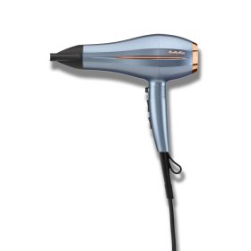 BaByliss D251PE Demin Luxe Ionos hajszárító, HTDC motor, 2200W, kék   BaByliss D251PE Demin Luxe Ionos hajszárító, HTDC motor, 2200W, kék