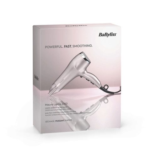 BaByliss D781E Mauve Lustre hajszárító, DC motor, 2300W, mályva