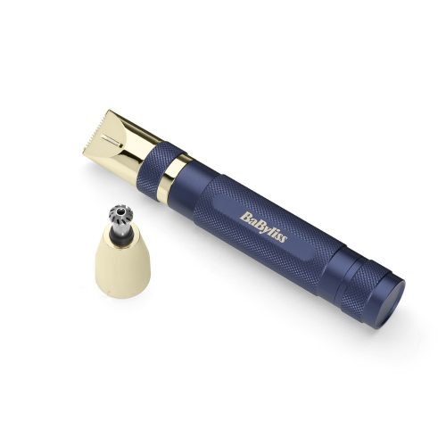 BaByliss E112E Super X-Metal Series Orr- és fülszőrzetnyíró szemöldök trimmerrel, kék