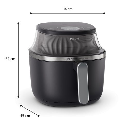 Airfryer 3000 XXL NA341/00 forrőlevegős sütő
