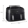 Airfryer 5000 DualBasket NA550/00 forrólevegős sütő
