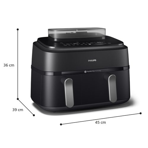 Airfryer 5000 DualBasket NA550/00 forrólevegős sütő
