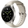 Xiaomi Watch 2 Titan Gray Case With White Leather Strap / BHR9306GL