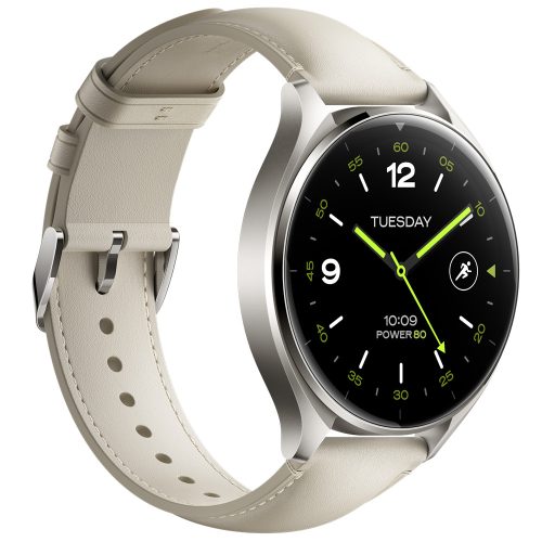 Xiaomi Watch 2 Titan Gray Case With White Leather Strap / BHR9306GL