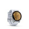 fenix 8, Silver w/White Silicone Band, 43 mm