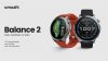 Amazfit Balance 2, Black + Red Silicone strap