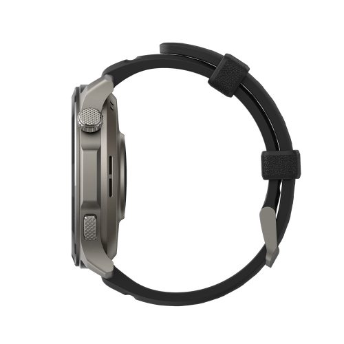 Amazfit Balance 2, Black + Red Silicone strap