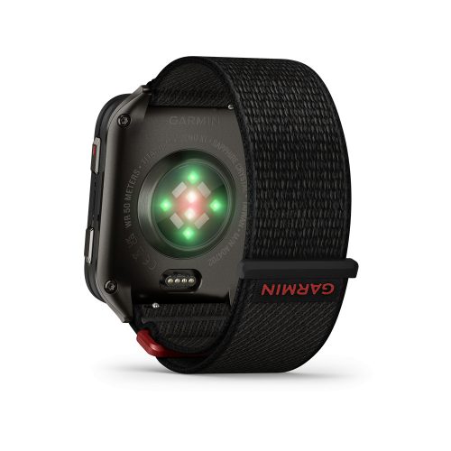 Venu X1 black titanium, black comfortfit nylon band