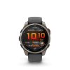 fenix 8 Pro 47mm AMOLED Sapphire Titanium grafit/black silicone band
