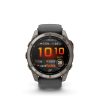 fenix 8 Pro 51mm AMOLED Sapphire Titanium grafit/black silicone band