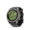 fenix 8 Pro 51mm AMOLED Sapphire Titanium grafit/black silicone band