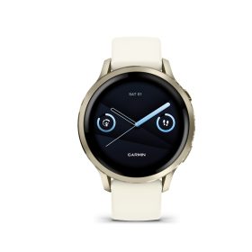 Venu 4 - 41 mm, Lunar Gold, ivory silicone band