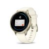 Venu 4 - 41 mm, Lunar Gold, ivory silicone band