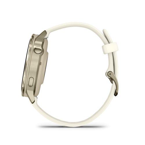 Venu 4 - 41 mm, Lunar Gold, ivory silicone band