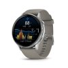Venu 4 - 45 mm, silver, grey silicone band