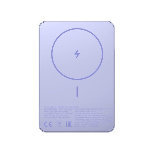 Xiaomi Super Slim Magnetic Power Bank 5000 Blue / BHR08POGL