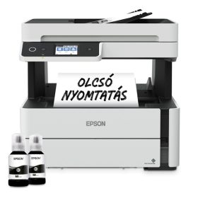   EPSON Tintasugaras nyomtató - EcoTank M3170 (A4, MFP, 1200x2400 DPI, 39 lap/perc, ADF, USB/LAN/Wifi)