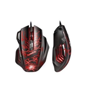 APEDRA Vezetékes egér optikai, gaming A7, 3200dpi, USB, Fekete   APEDRA Vezetékes egér optikai, gaming A7, 3200dpi, USB, Fekete