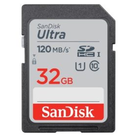 SANDISK 186496, SDHC ULTRA KÁRTYA 32GB, 120MB/s, CL10, UHS-I   SANDISK 186496, SDHC ULTRA KÁRTYA 32GB, 120MB/s, CL10, UHS-I