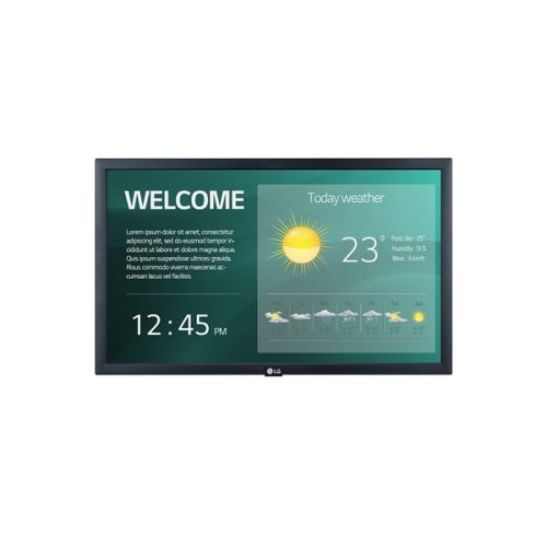 LG 16/7 Signage kijelző 21,5" 22SM3G, 1920x1080, 250cd/m2, HDMIx2/USB/RS232C/RJ45