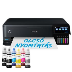   EPSON Tintasugaras nyomtató - EcoTank L8180 (A3, MFP, 5760x1440 DPI, 16 lap/perc,duplex, USB/LAN/Wifi/Wifi Direct)