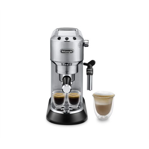 DELONGHI EC685.M Dedica presszókávéfőző 15 bar, 3 sűrő:1 - 2 személyes és E.S.E., tehrmoblock, csészemelegítő