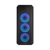 CHIEFTEC Ház Gaming Scorpion 4, ATX, 4x120mm RGB ventilátor, RGB vezérlő, Tápegység nélkül, Edzett Üveg, Fekete