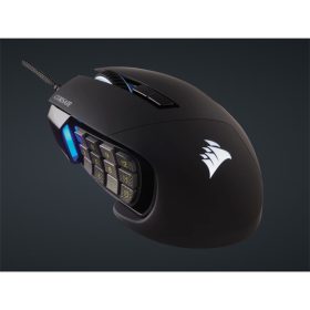 CORSAIR Vezetékes Egér Gaming, SCIMITAR RGB ELITE, 17 programozható gomb, RGB Világítás, 18000dpi, fekete   CORSAIR Vezetékes Egér Gaming, SCIMITAR RGB ELITE, 17 programozható gomb, RGB Világítás, 18000dpi, fekete