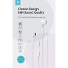 DEVIA UNIVERZÁLIS SZTEREÓ FELVEVŐS FÜLHALLGATÓ - LIGHTNING - STAR SERIES EARBUDS LIGHTNING EARPHONE - FEHÉR