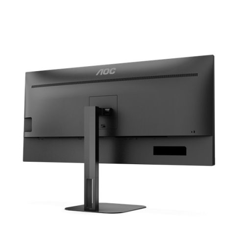 AOC VA monitor 34" U34V5C/BK, 3440x1440, 21:9, 300cd/m2, 1ms, HDMI/DisplayPort/USB-C/4xUSB, hangszóró