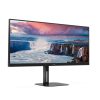 AOC VA monitor 34" U34V5C/BK, 3440x1440, 21:9, 300cd/m2, 1ms, HDMI/DisplayPort/USB-C/4xUSB, hangszóró