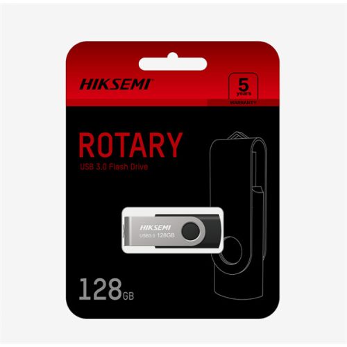 HIKSEMI Pendrive 64GB M200S "Rotary" USB 2.0, Szürke-Fekete (HIKVISION)
