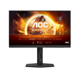 AOC Gaming 180Hz IPS monitor 27" 27G4X, 1920x1080, 16:9, 300cd/m2, 1ms, HDMI/DisplayPort, hangsz, állítható mag, pivot   AOC Gaming 180Hz IPS monitor 27" 27G4X, 1920x1080, 16:9, 300cd/m2, 1ms, HDMI/DisplayPort, hangsz, állítható mag, pivot