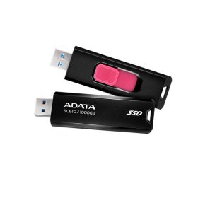 ADATA SSD Külső USB 3.2 1TB SC610, Fekete/Piros ADATA SSD Külső USB 3.2 1TB SC610, Fekete/Piros