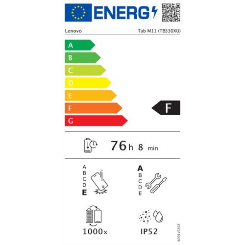 LENOVO Tab M11 (TB330XU),  11" , MediaTek Helio G88, OC, 4GB, 128GB, 4G LTE, Android, Seafoam Green, CASE+PEN, WOA
