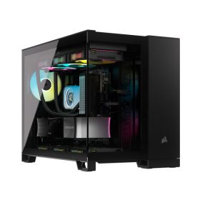 CORSAIR Ház iCUE LINK 2500X RGB, 2x RX120 RGB Ventilátor, Tápegység nélkül, Edzett Üveg, fekete   CORSAIR Ház iCUE LINK 2500X RGB, 2x RX120 RGB Ventilátor, Tápegység nélkül, Edzett Üveg, fekete