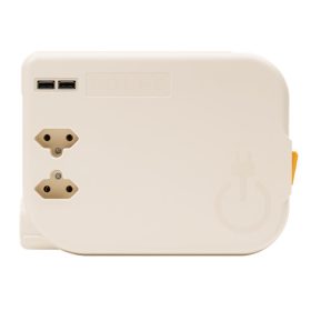 ROLEE M automata hosszabbító, 2db földeletlen aljzat + 2db USB aljzat, 4m, Gyöngyházfehér   ROLEE M automata hosszabbító, 2db földeletlen aljzat + 2db USB aljzat, 4m, Gyöngyházfehér