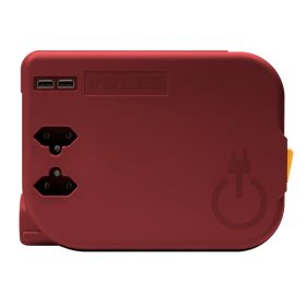 ROLEE M automata hosszabbító, 2db földeletlen aljzat + 2db USB aljzat, 4m, Oxidvörös   ROLEE M automata hosszabbító, 2db földeletlen aljzat + 2db USB aljzat, 4m, Oxidvörös