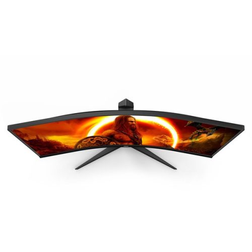 AOC Ívelt Gaming 180Hz VA monitor 34" CU34G2XP/BK, 3440x1440, 21:9, 430cd/m2, 1ms, 2xHDMI/DisplayPort/USBx4