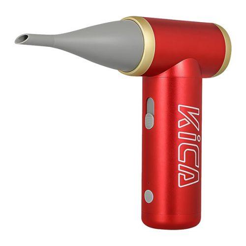 KICA JetFan2 vez. nélküli univerzális légfúvóka, USB, LED kijelző, 101000 ford./perc, 72 km / óra, 4,5 óra, piros