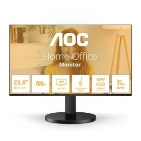   AOC IPS monitor 23.8" 24B3CF2 1920x1080, 16:9, 250cd/m2, 1ms, HDMI/2xUSB/USB-C, hangszóró, 100Hz