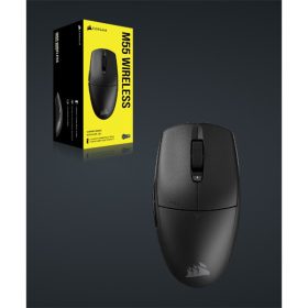 CORSAIR Vezeték Nélküli Egér Gaming, M55 Lightwight, 6 programozható gomb, Ultra-könnyű, 16000dpi, fekete   CORSAIR Vezeték Nélküli Egér Gaming, M55 Lightwight, 6 programozható gomb, Ultra-könnyű, 16000dpi, fekete