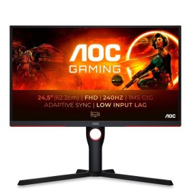 AOC Gaming 240Hz monitor 24.5" 25G3ZM/BK, 1920x1080, 16:9, 300cd/m2, 1ms, 2xHDMI/DisplayPort, áll. mag, pivot   AOC Gaming 240Hz monitor 24.5" 25G3ZM/BK, 1920x1080, 16:9, 300cd/m2, 1ms, 2xHDMI/DisplayPort, áll. mag, pivot