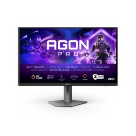 AOC Gaming 240Hz OLED monitor 27" AG276QZD2, 2560x1440, 16:9, 0,03ms, 2xHDMI/2xDisplayport/2xUSB, hangszóró   AOC Gaming 240Hz OLED monitor 27" AG276QZD2, 2560x1440, 16:9, 0,03ms, 2xHDMI/2xDisplayport/2xUSB, hangszóró