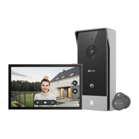 EZVIZ HP5 színes video kaputelefon, 7 hüvelykes átmérő, távoli nyitás, 2 vezeték, beépített csengő, kétirányú beszéd   EZVIZ HP5 színes video kaputelefon, 7 hüvelykes átmérő, távoli nyitás, 2 vezeték, beépített csengő, kétirányú beszéd